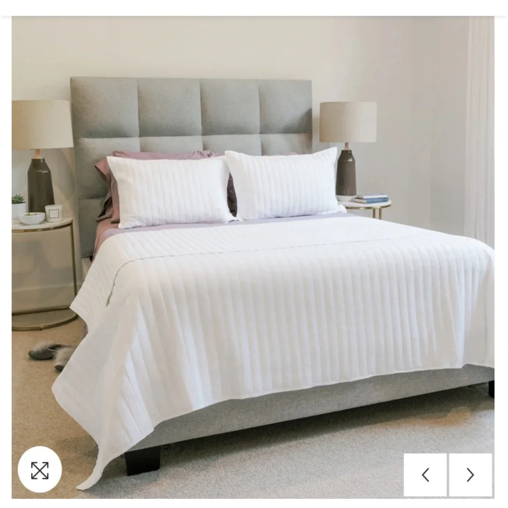 Elegant White Comforter Set